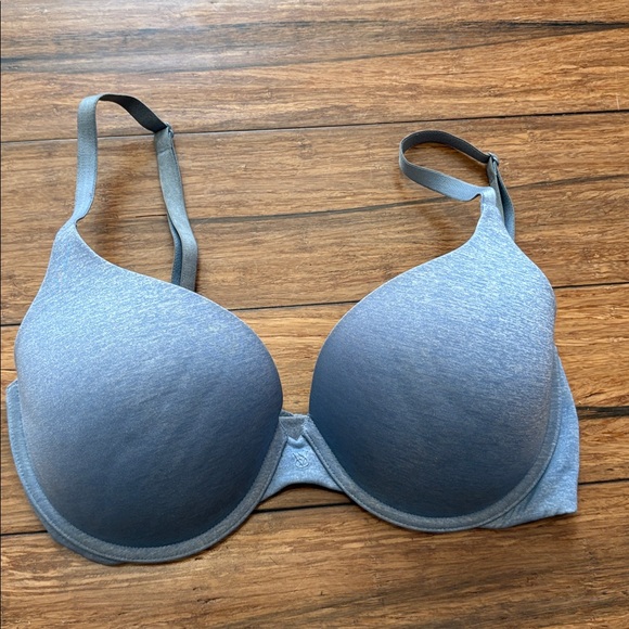 Victoria's Secret Other - Victoria’s Secret Padded Perfect Coverage Bra 34DD Light Blue
